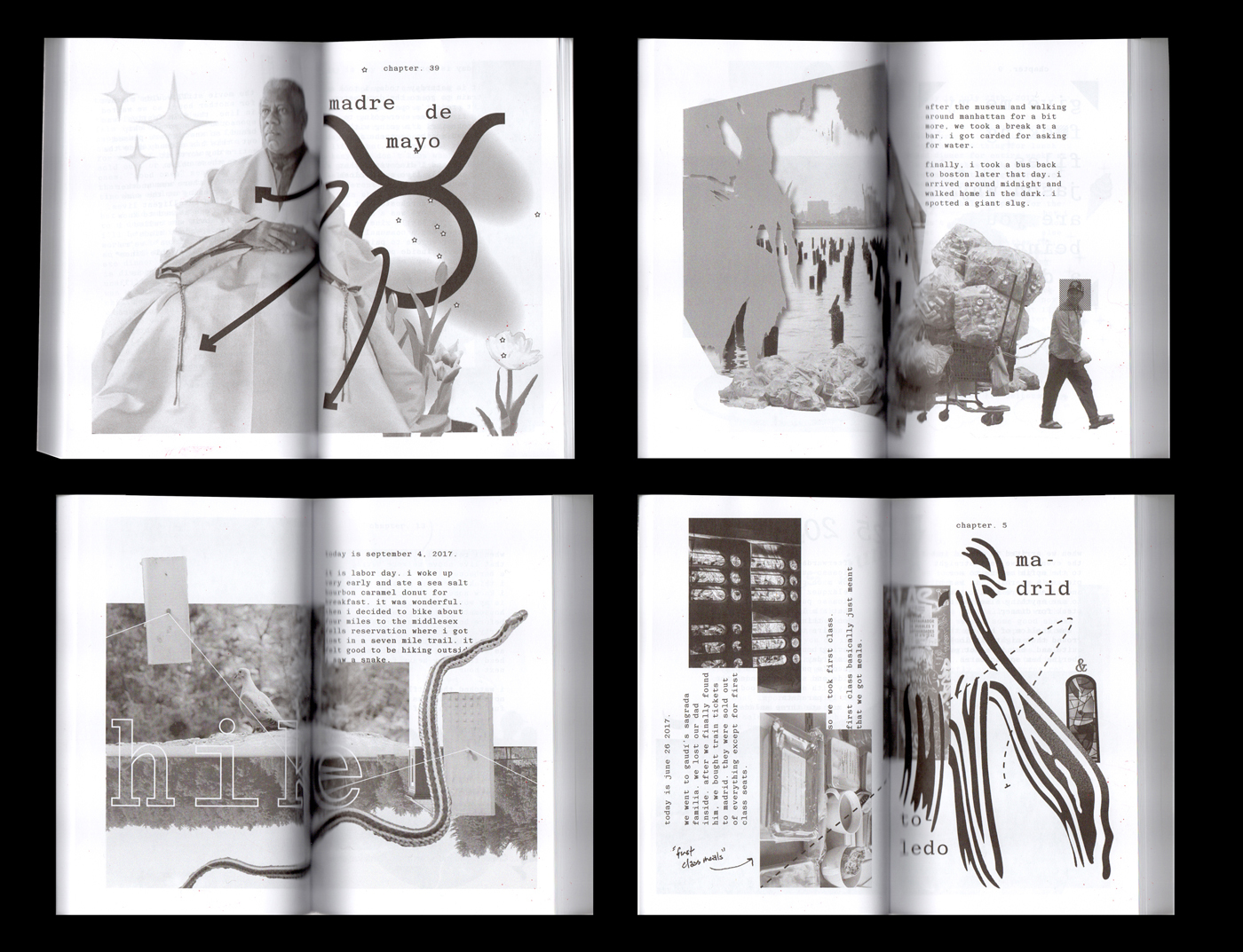 4 interior image scans of the book 2A.M. Gumbo: AGE 23